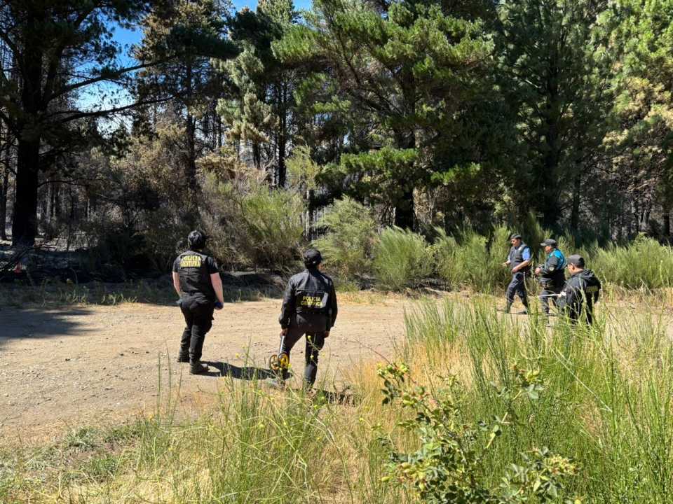 Peritajes por el incendio de Epuyén