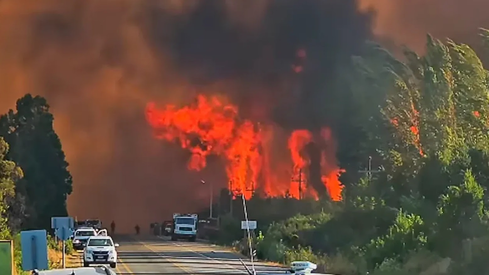 ATE suspende la marcha a Lago Escondido por los incendios