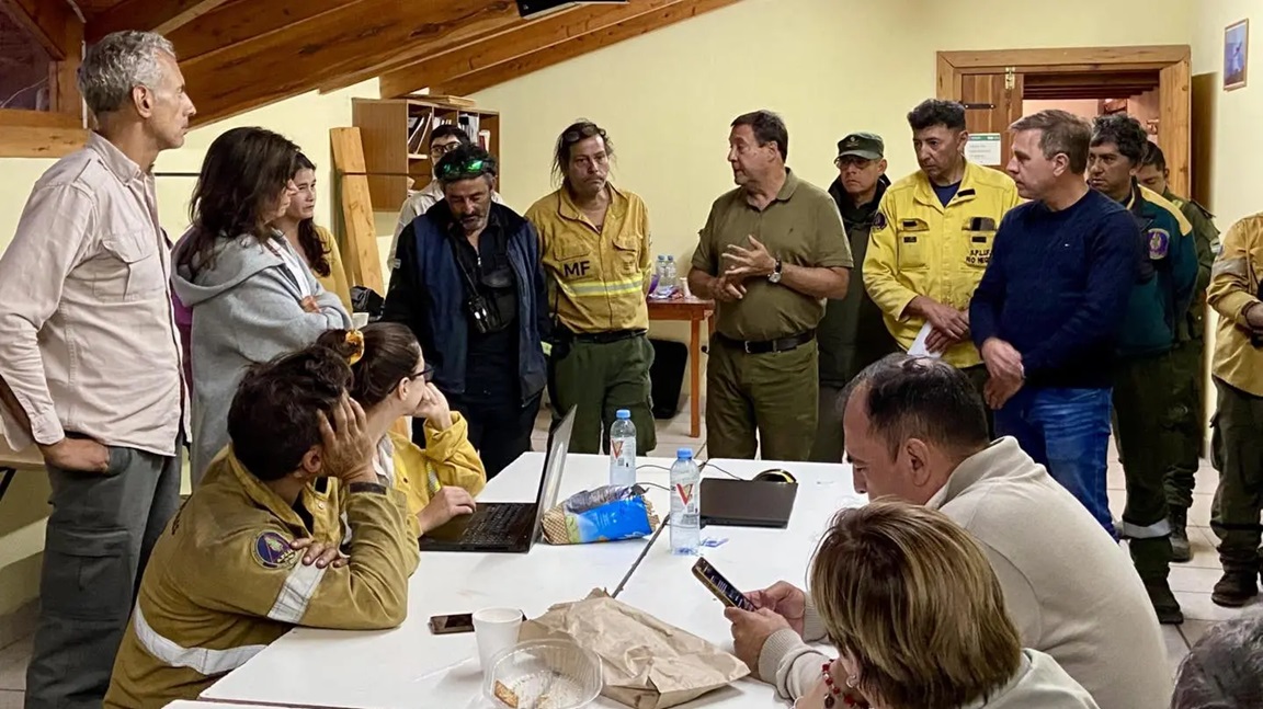 Incendios en El Bolsón: nueva reunión del Comité de Emergencia