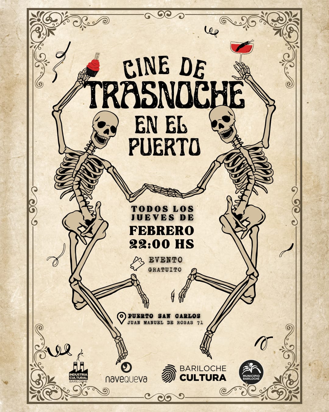 Continua el ciclo cine de trasnoche en el Puerto San Carlos