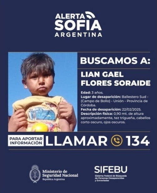 Caso Lian Flores Soraide: investigarán la hipótesis de trata de personas