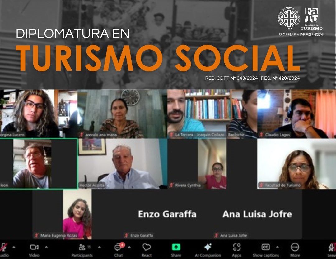 Diplomatura en Turismo Social para Organizaciones en la Universidad del Comahue