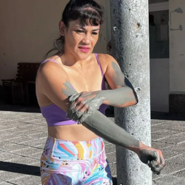 (((audio))) Tras su retiro en el boxeo: La Tigresa Acuña visitó Copahue