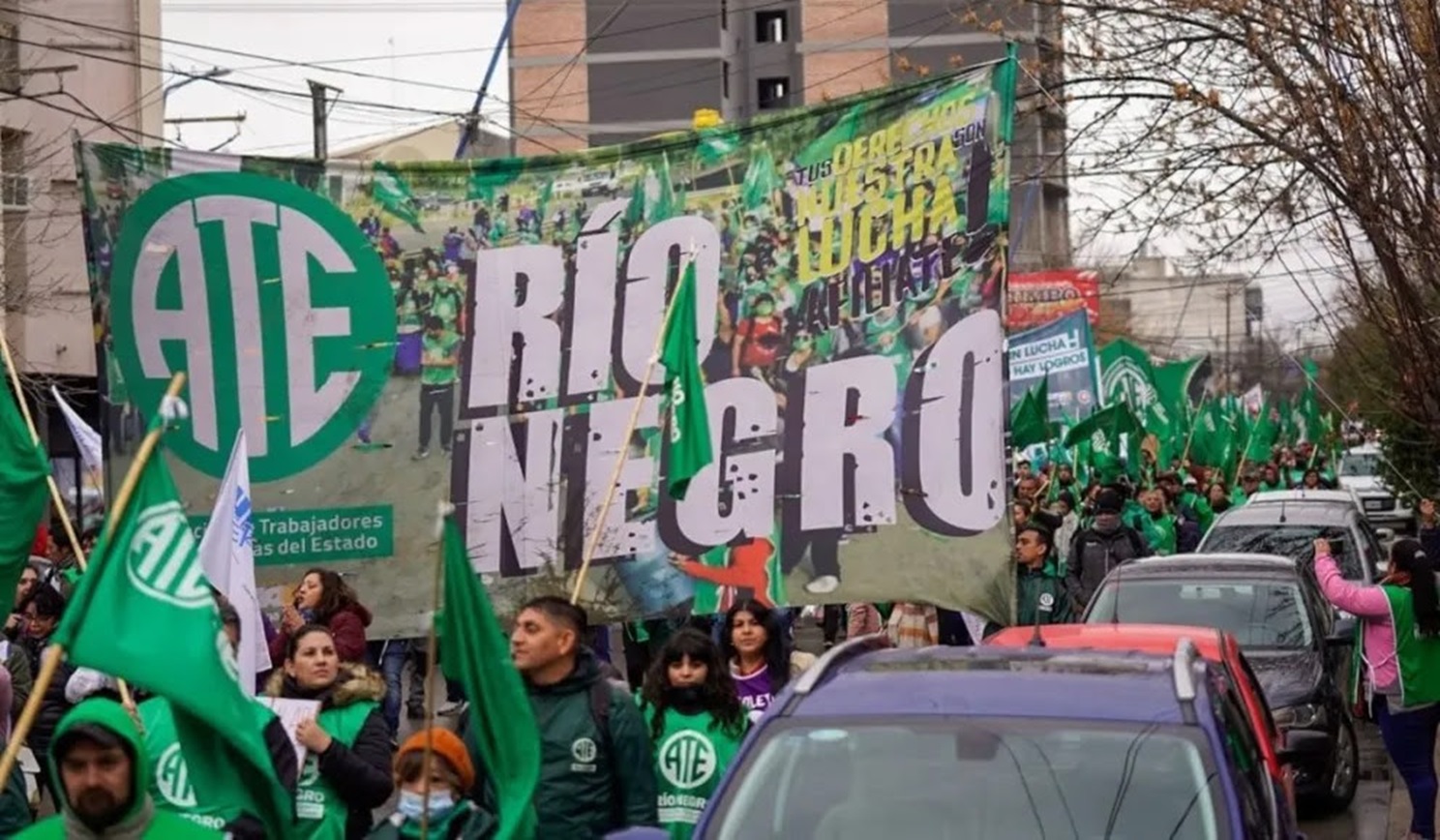 Este miércoles: ATE Río Negro inicia un paro de 36 hs y se moviliza regionalmente