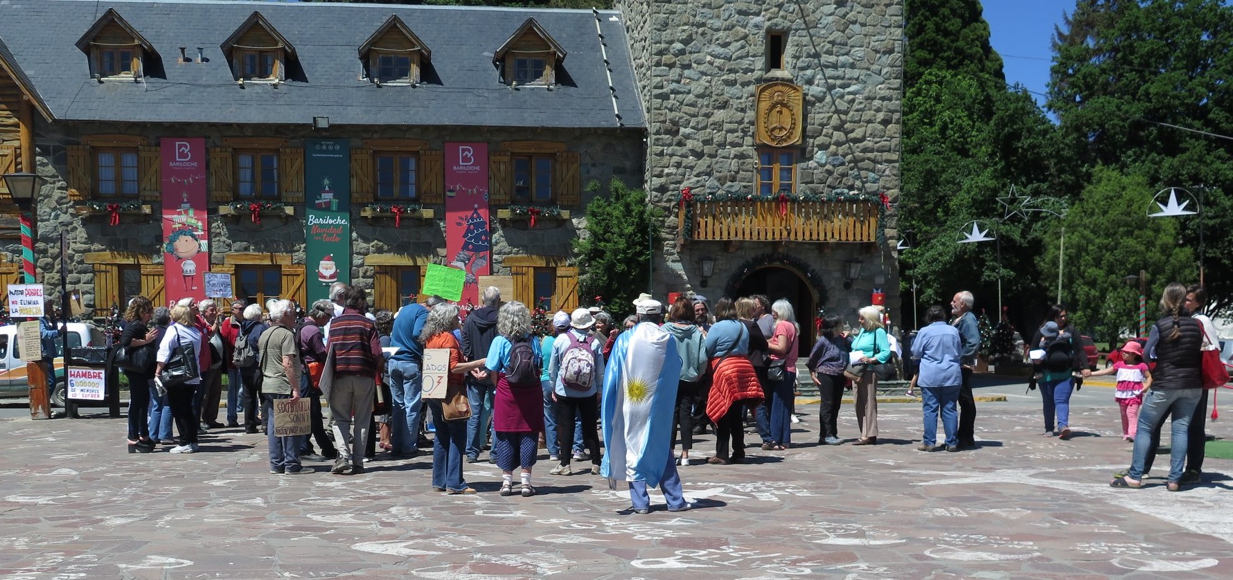 Bariloche: movilización en apoyo a los jubilados y actividades en el marco del paro general