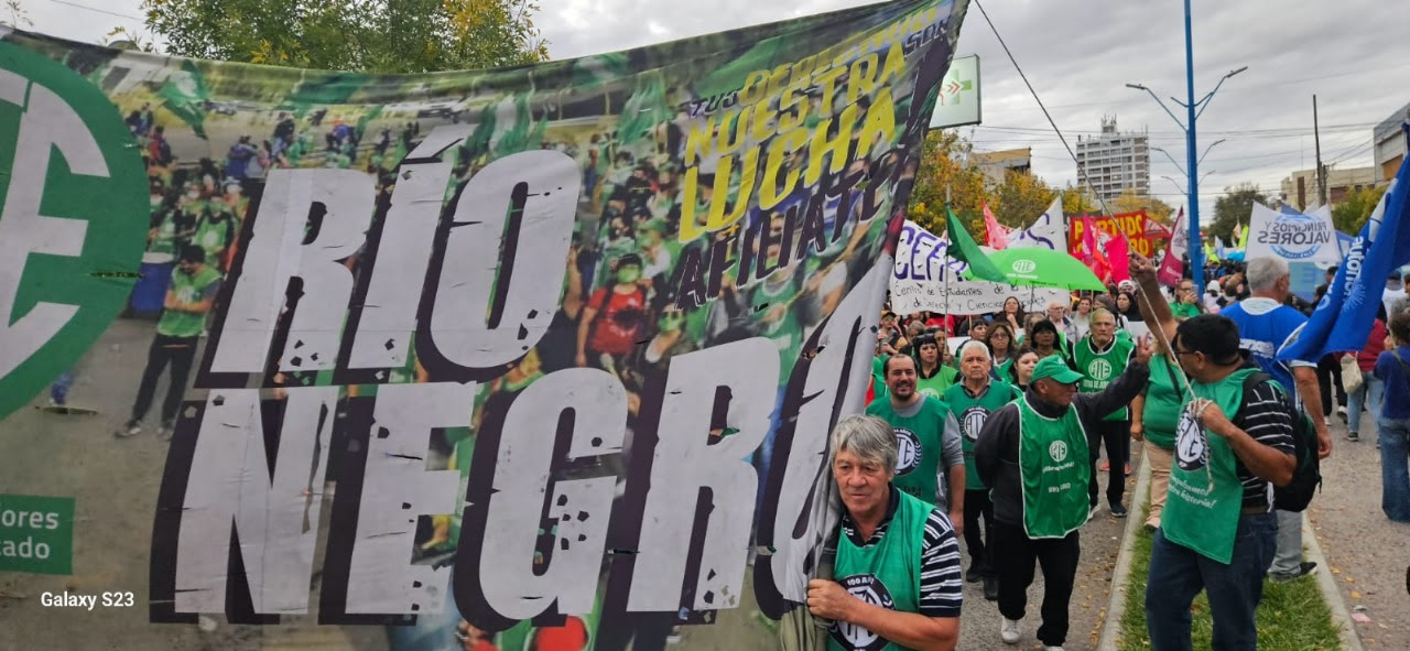 Con alto acatamiento al paro se esperan grandes movilizaciones en Río Negro