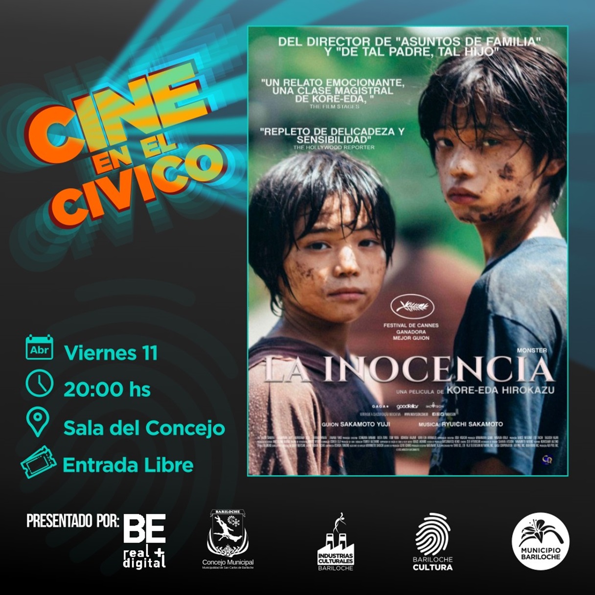 Vuelve el ciclo cine en el Cívico por tercer año consecutivo