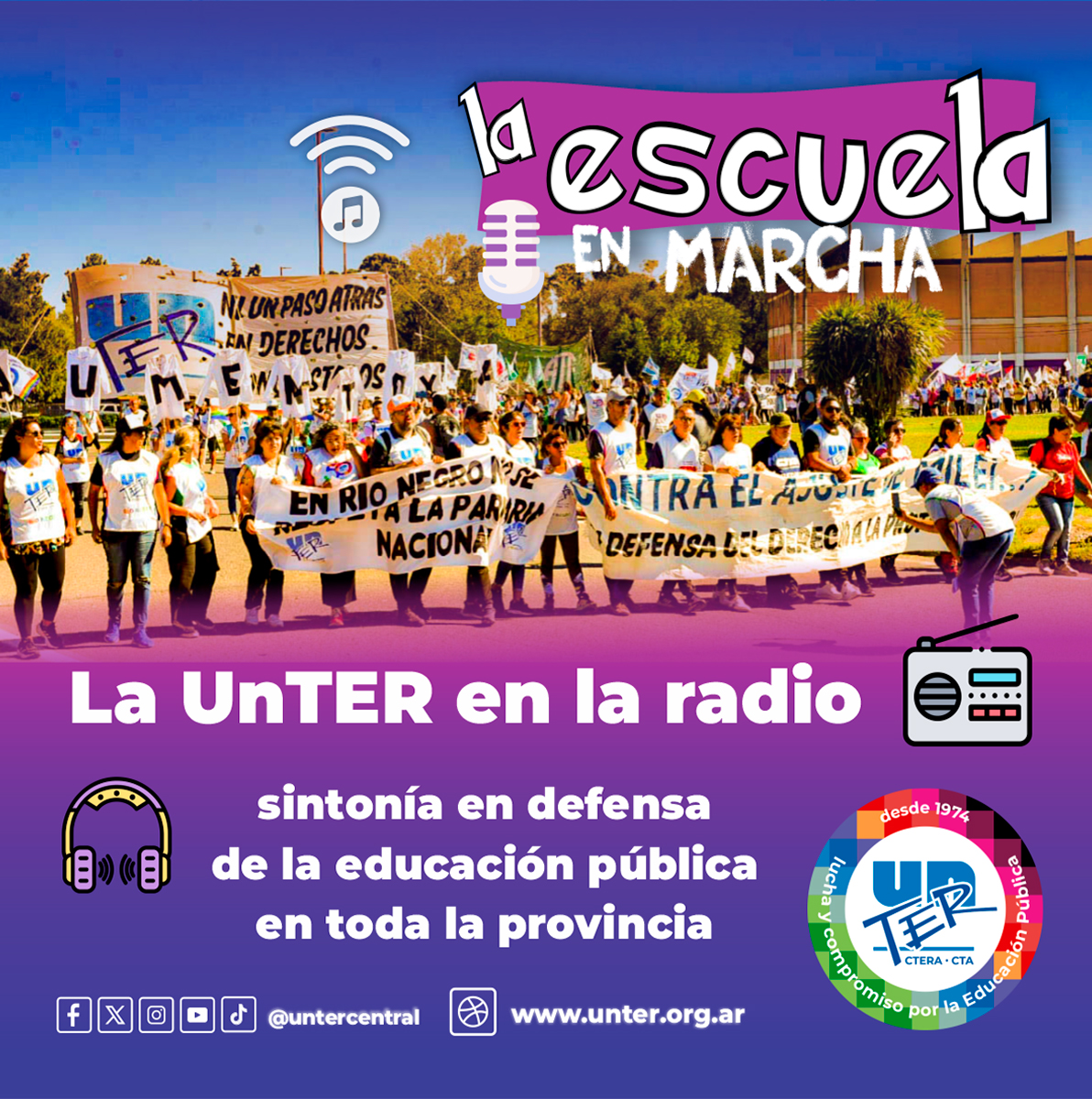 (((audio))) La Escuela en Marcha: programa 01 de mayo, ciclo 2025