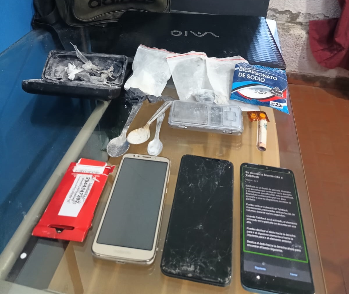 Bariloche: tres detenidos por portación de cocaína y un arma de fuego