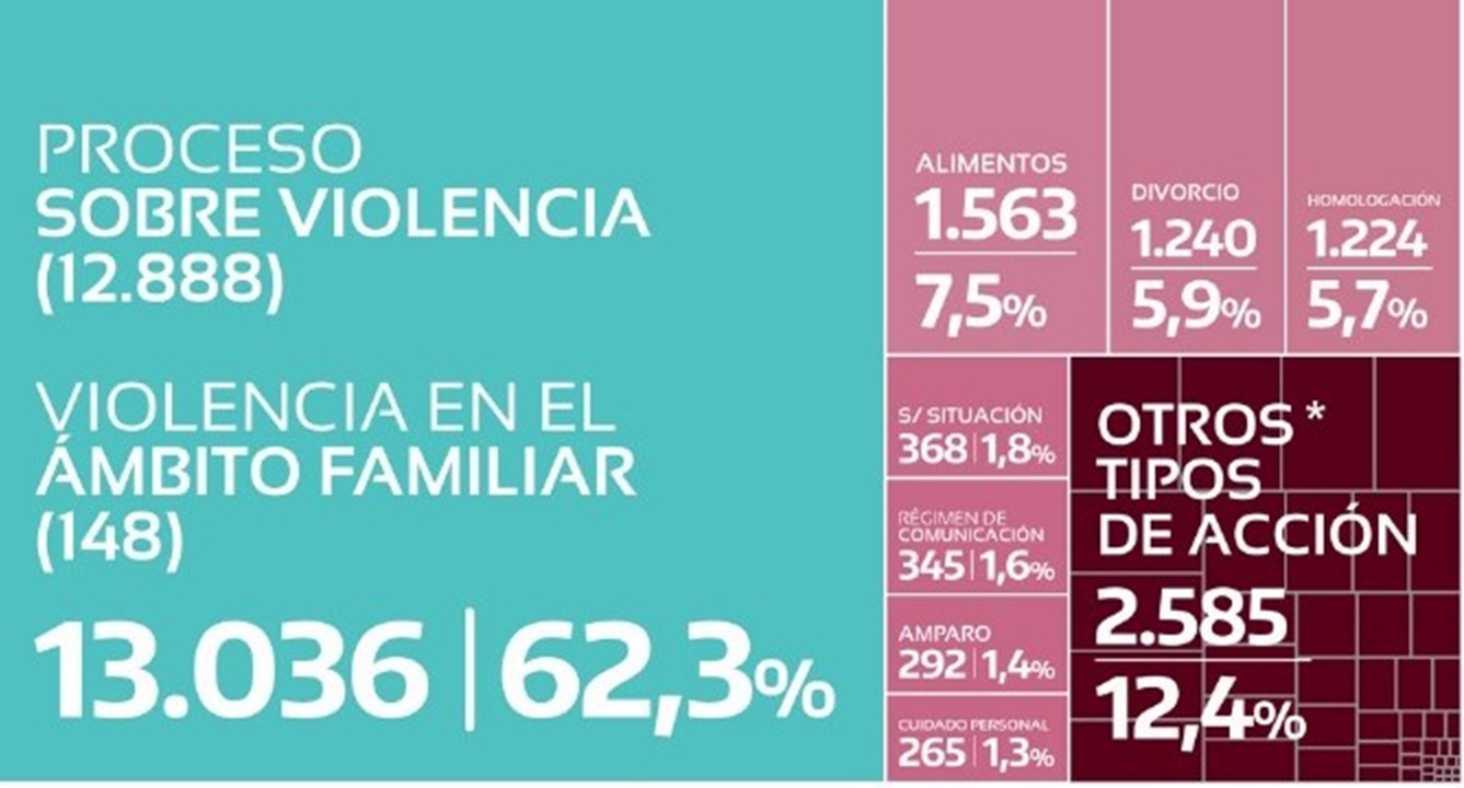 Más de 20 mil causas por violencia en el fuero de Familia Río Negro