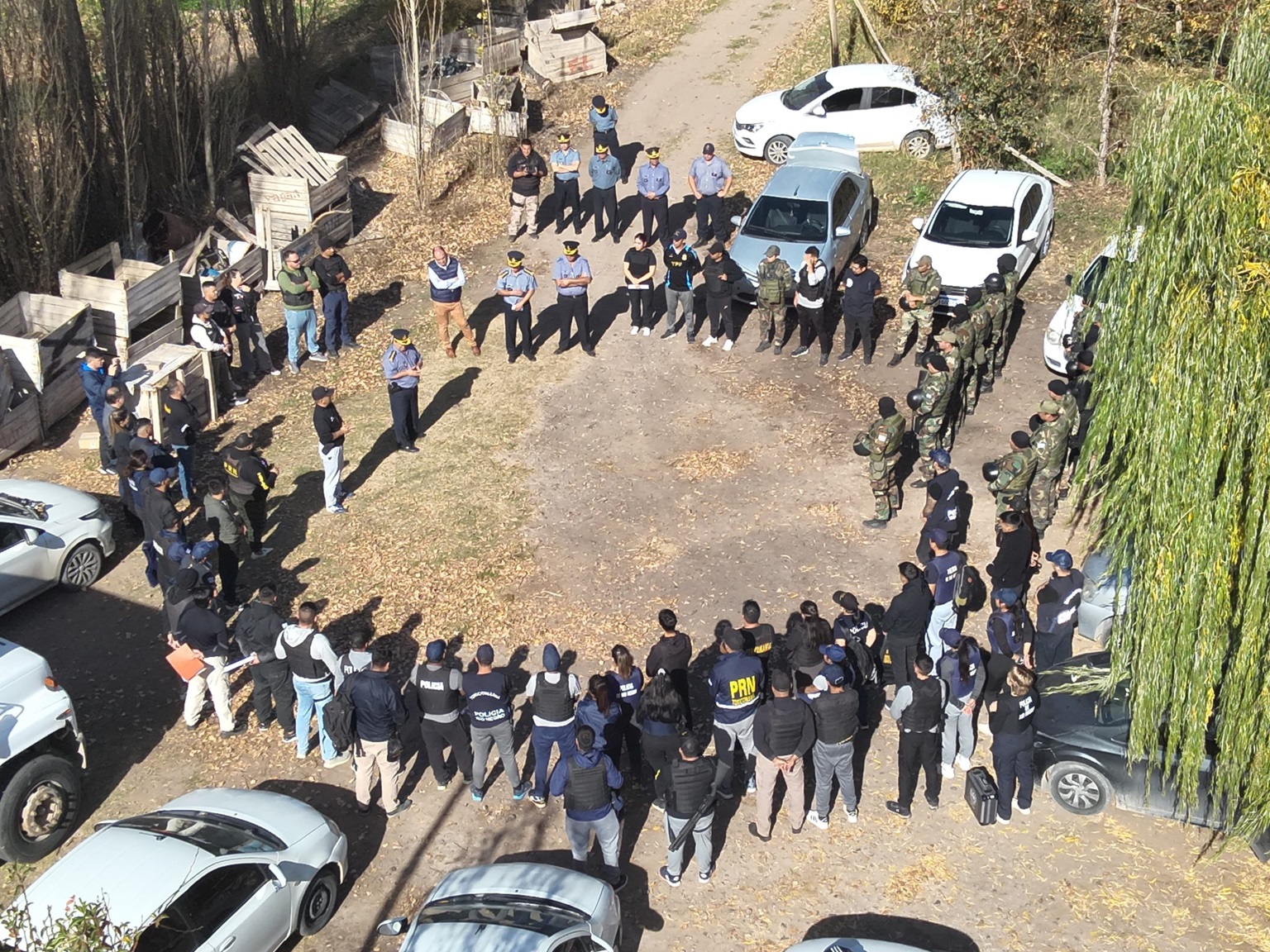(((video))) Fuerte despliegue y 21 allanamientos en el Alto Valle por causa federal