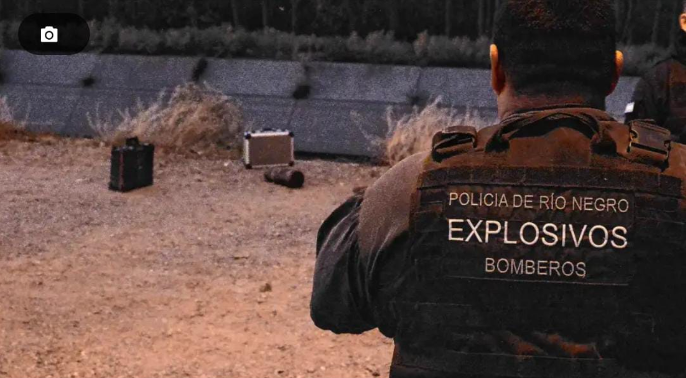 La Brigada de Explosivos hizo detonar una munición en General Roca