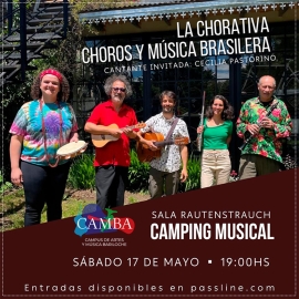 Con ritmos brasileños, La Chorativa se presenta en el Campus de Artes y Música Bariloche