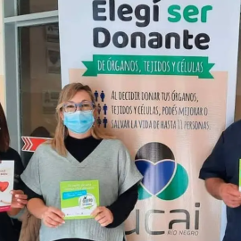 Donar órganos: semana de concientización en ciudades de Río Negro