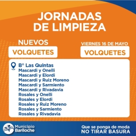 Volquetes para el Barrio Las Quintas