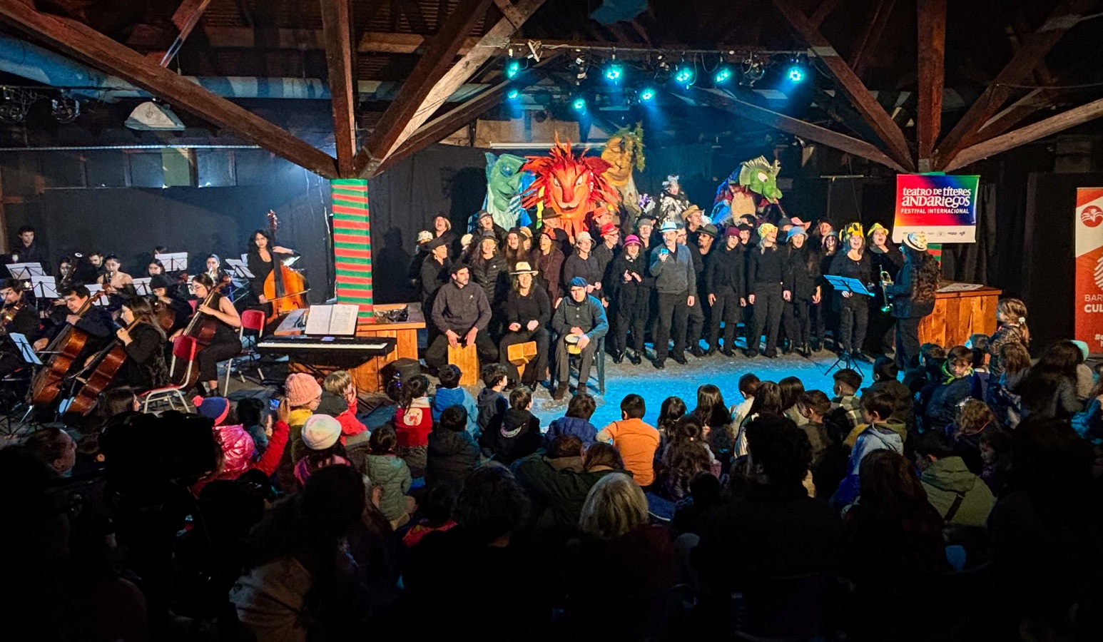 El público colmó de alegría la 25° edición del Festival de Teatro de Títeres Andariegos