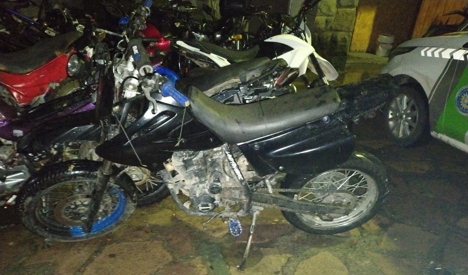 Una moto secuestrada por requerimiento judicial en Bariloche