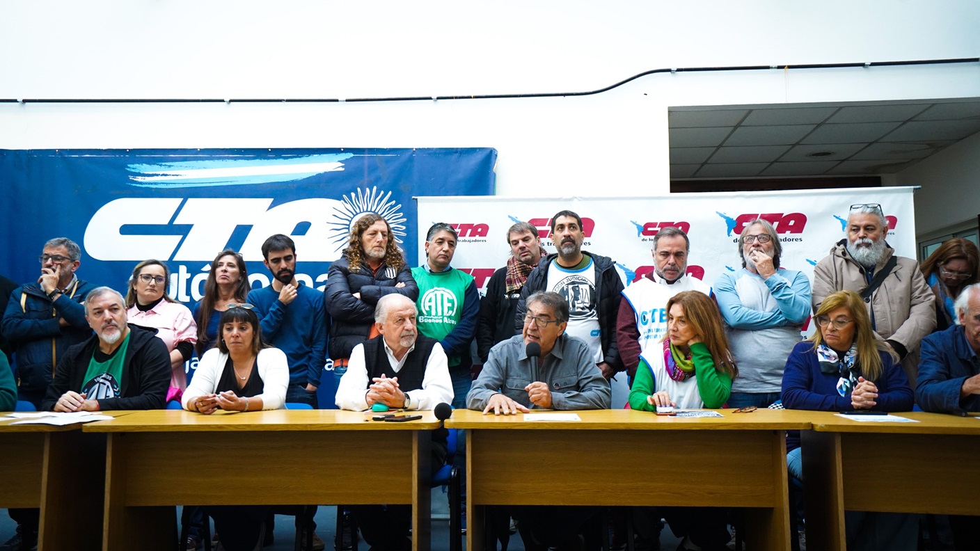 22 de mayo: Las CTA movilizarán al Ministerio de Economía contra las políticas de Milei