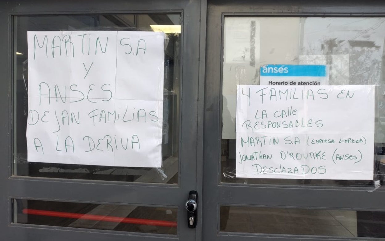 Despido de trabajadoras de mantenimiento en ANSES Gral. Roca