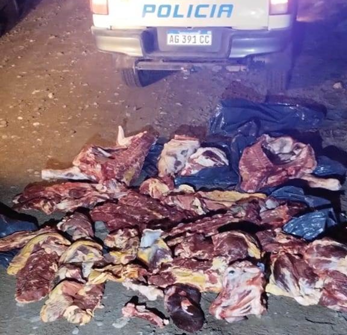 Bariloche: secuestran más de 170 kilos de carne faenada y transportada de forma irregular