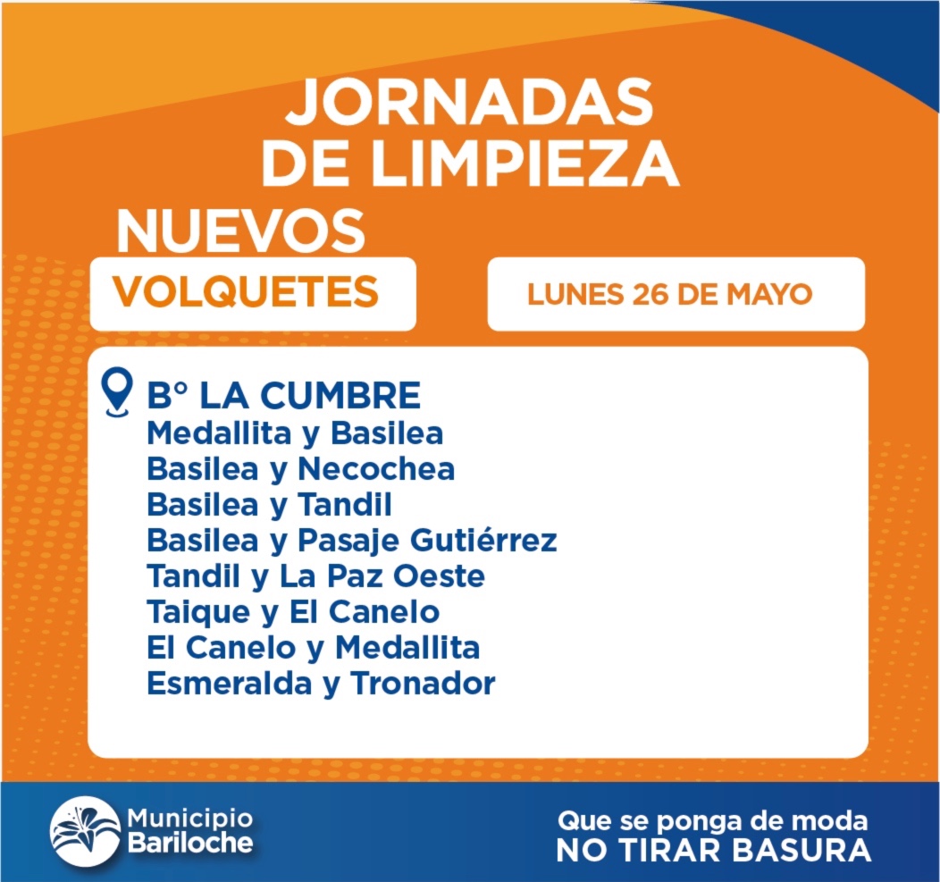 Volquetes para el Barrio La Cumbre