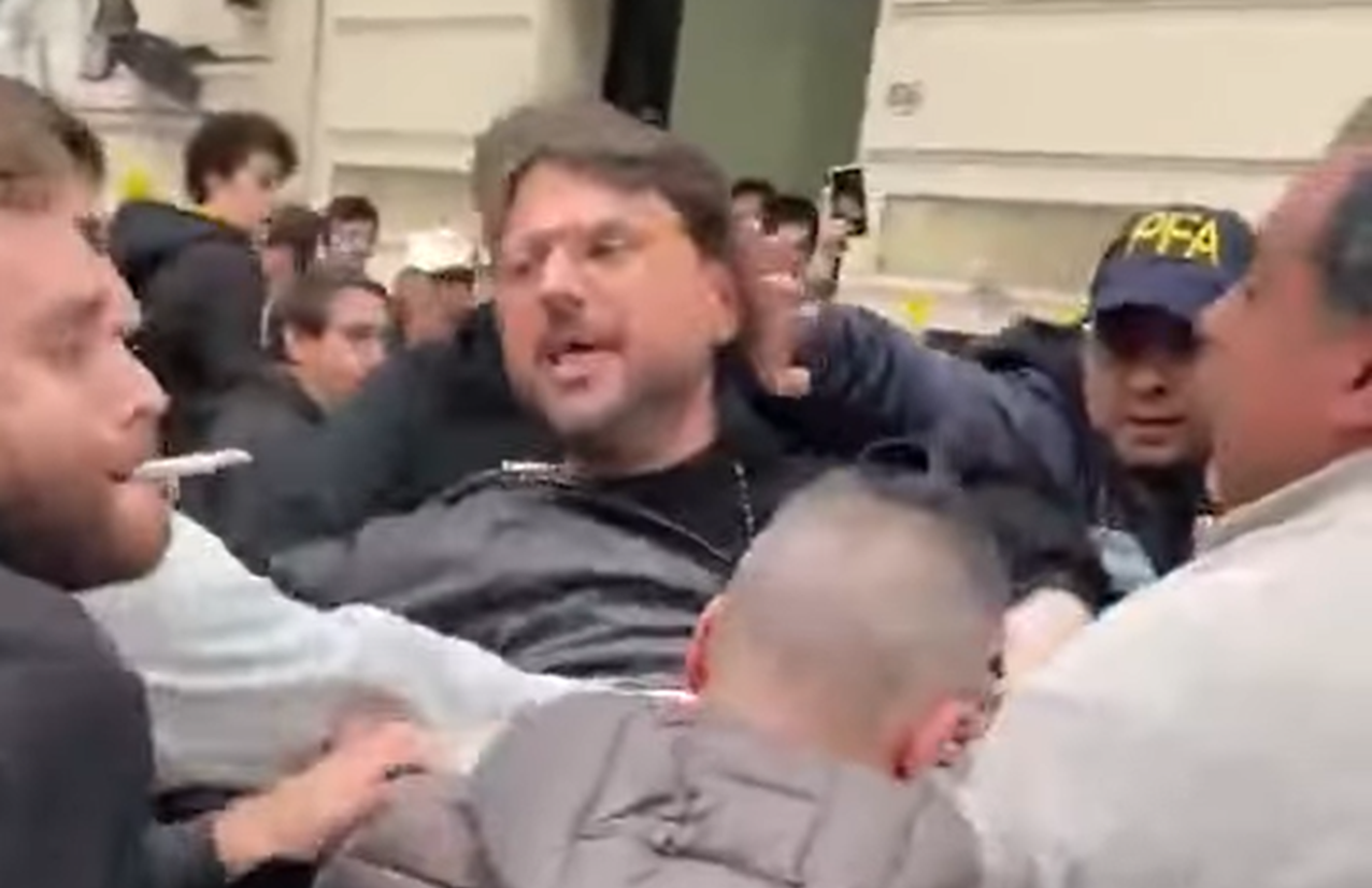 (((video))) Detuvieron a Juan Grabois durante la ocupación del Instituto Juan Domingo Perón