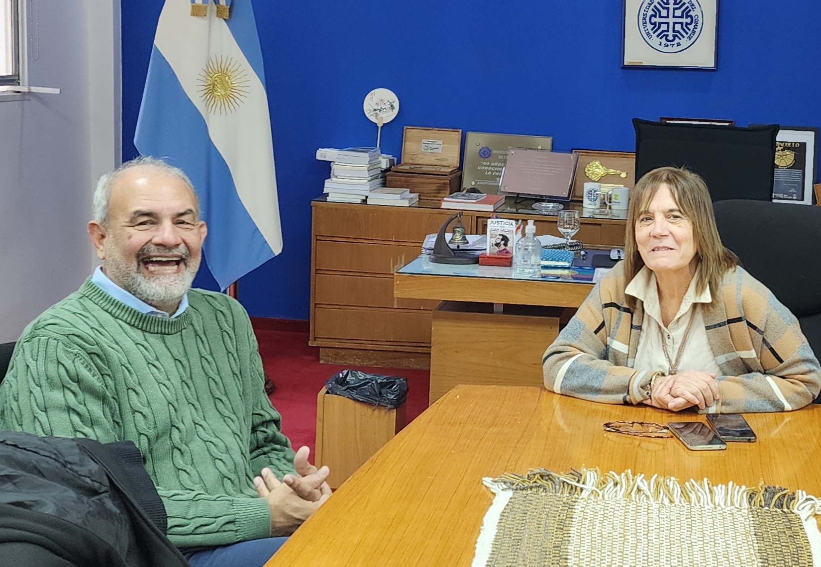 Autoridades de la UNCo y la UNRN trataron la agenda universitaria