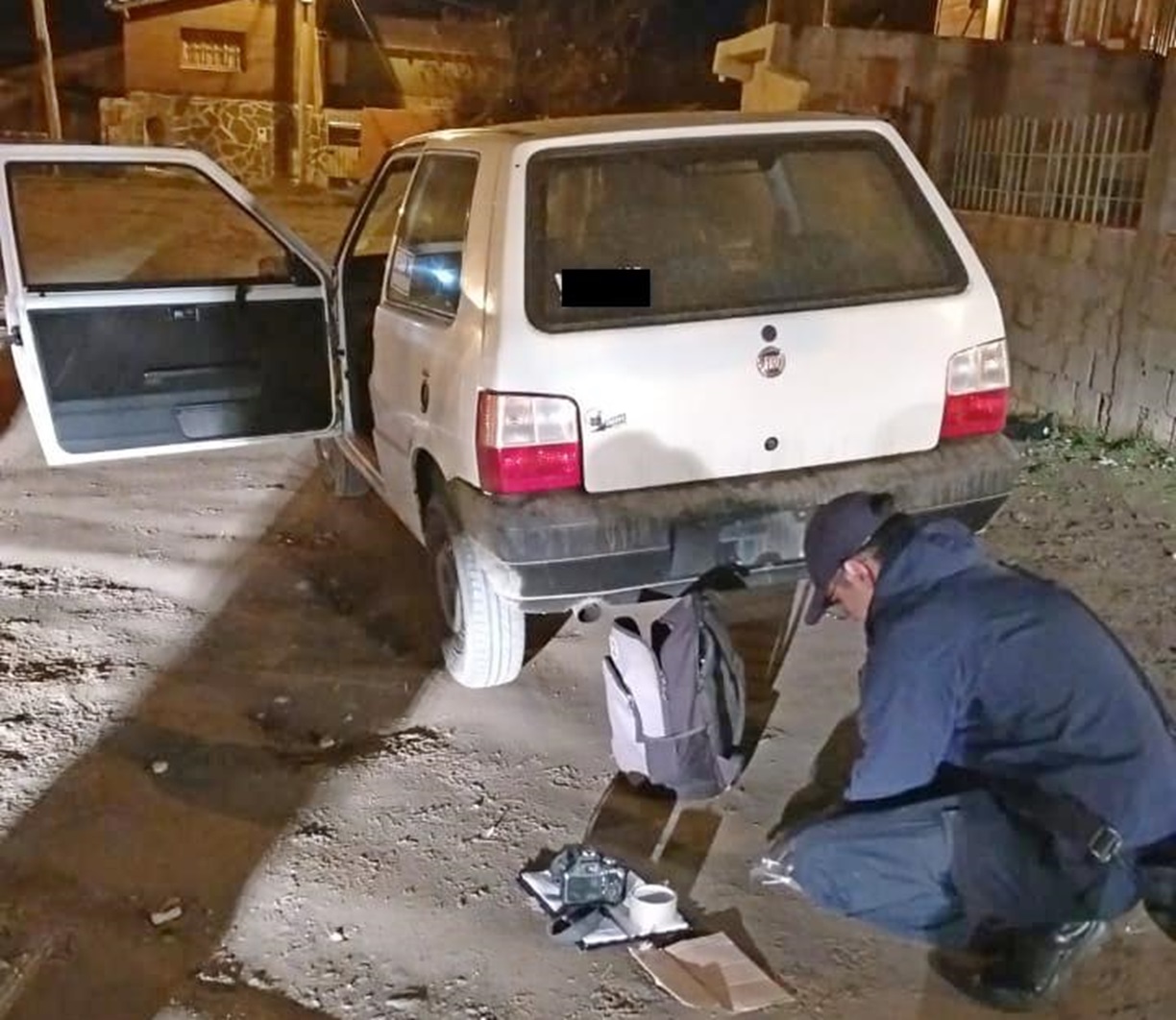 Tres hombres armados detenidos cuando intentaban robar elementos de un camión