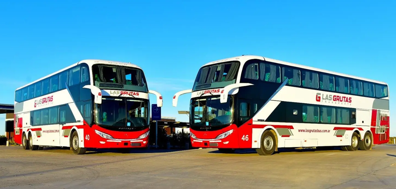 Provincia acompañó presentación de unidades adaptadas Transporte Las Grutas