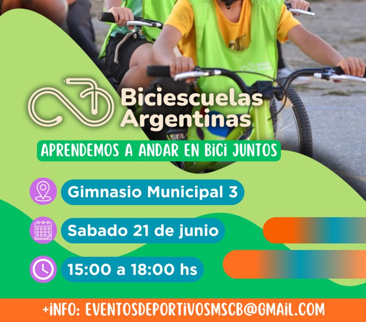 Programa Biciescuela en Bariloche: aprendiendo a pedalear con seguridad