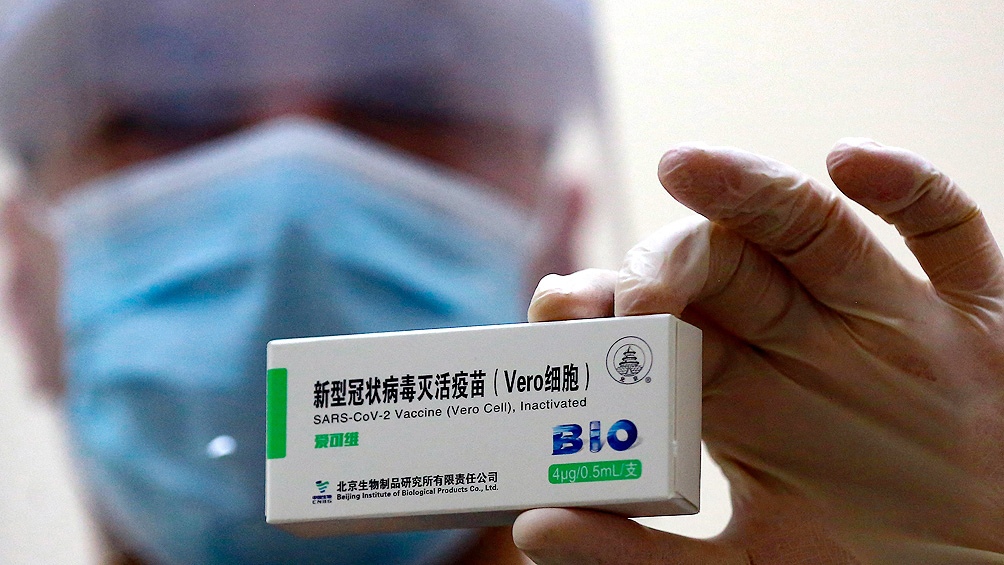 Apenas el 0,49% de vacunados con Sinopharm se contagió tras recibir la primera dosis