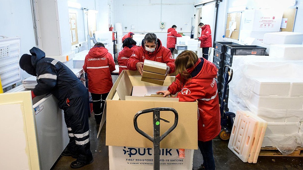 Nación comenzó la distribución de una nueva partida de 306 mil dosis de Sputnik V a las provincias