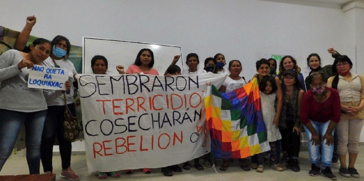 Mujeres indígenas caminan a Buenos Aires por pérdidas y daño de tierras ancestrales