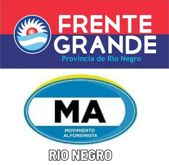 El Frente Grande y el Movimiento Alfonsinista iniciaron en Rio Negro un proceso de fusión de las dos fuerzas