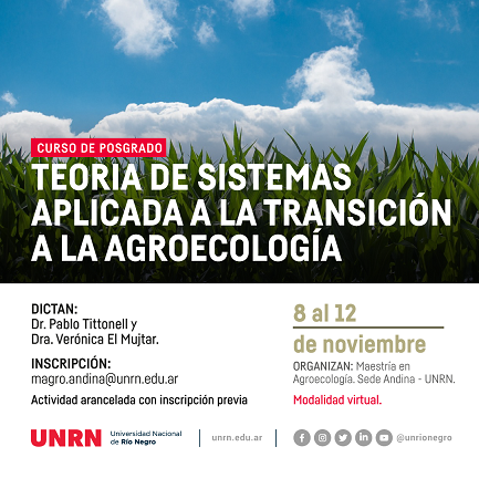 Curso de Teoría de Sistemas aplicada a la transición a la agroecológica